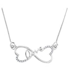 Eternal Love Diamond Heart Necklace  Top View from Splendid Jewellery
