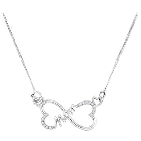 Heartfelt Love Diamond Pendant Necklace  Top View from Splendid Jewellery