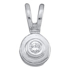 Eternal Brilliance Diamond Pendant  Top View from Splendid Jewellery
