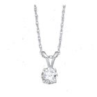 14kt White Gold Diamond Elegance Pendant  Top View from Splendid Jewellery