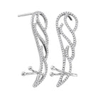 Divine Wings of Elegance Diamond Earrings - Splendid Jewellery