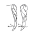 Divine Wings of Elegance Diamond Earrings - Splendid Jewellery
