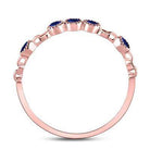 Do You Know Why this Rose Gold Blue Sapphire Birthstone Ring is So Popular? - Splendid Jewellery