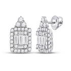 Dazzling Diamond Delight Earrings - Top View