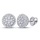 Dazzling Diamond Delight Earrings  Top View from Splendid Jewellery