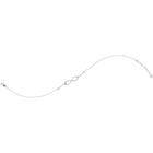 Elegant 10kt White Gold Diamond Infinity Chain Bracelet - 1/5 Cttw - Splendid Jewellery