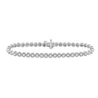 Elegant 14kt White Gold Diamond Tennis Bracelet - 2 Carat Total Weight - Splendid Jewellery