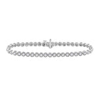 Elegant 14kt White Gold Diamond Tennis Bracelet - 2 Carat Total Weight - Splendid Jewellery