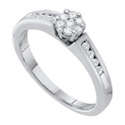 Enchanting Blossom Diamond Cluster Ring - Splendid Jewellery