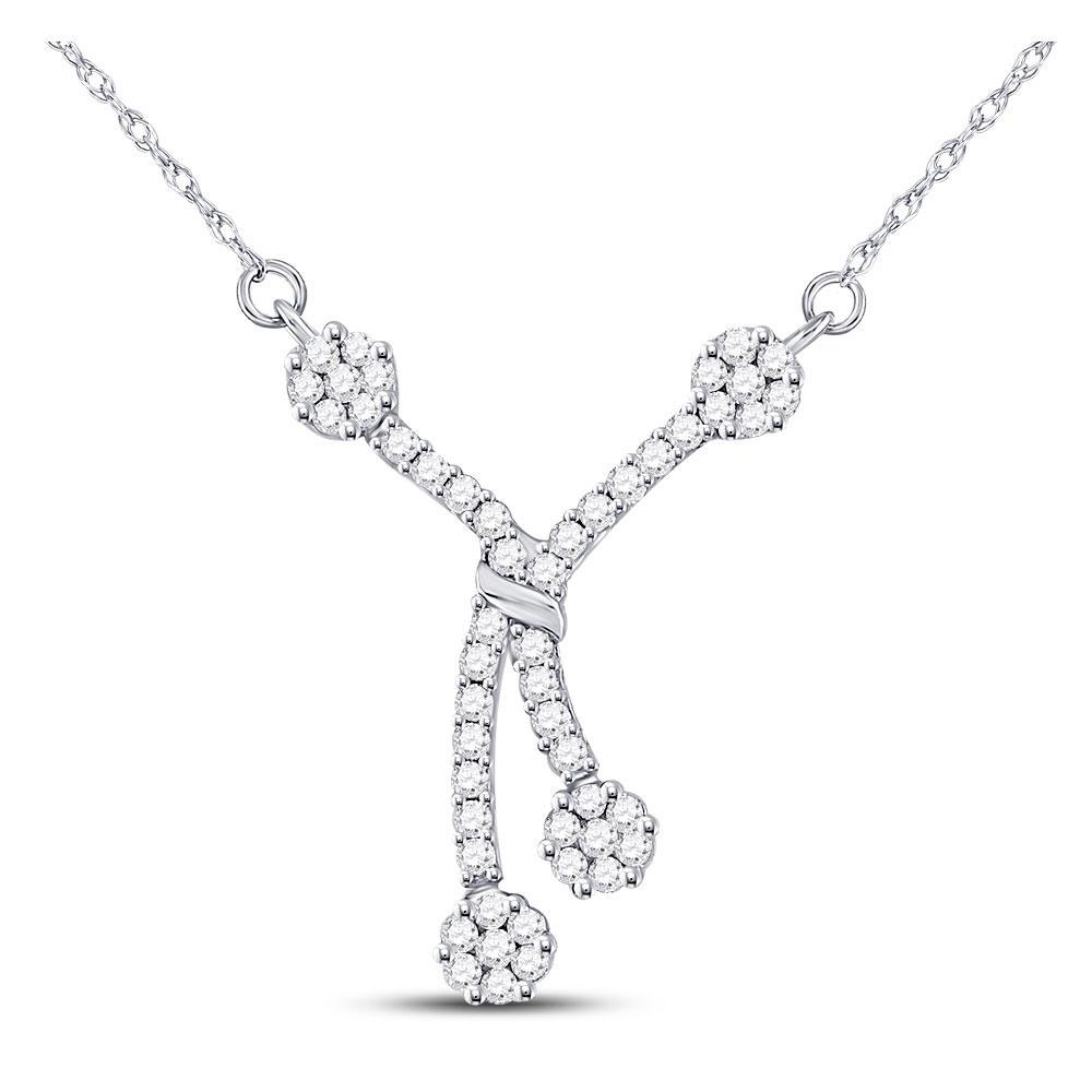 Enchanting Blossom Diamond Pendant Necklace - Splendid Jewellery