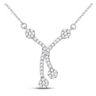 Enchanting Blossom Diamond Pendant Necklace - Splendid Jewellery