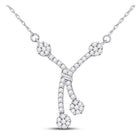 Enchanting Blossom Diamond Pendant Necklace - Splendid Jewellery