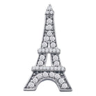 Enchanting Eiffel Tower Diamond Pendant - Splendid Jewellery