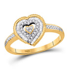 Enchanting Love Diamond Heart Ring - Splendid Jewellery