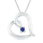 Enchanting Love's Sapphire Pendant - Splendid Jewellery