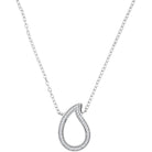 Enchanting Teardrop Diamond Pendant Necklace - Splendid Jewellery