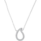Enchanting Teardrop Diamond Pendant Necklace - Splendid Jewellery