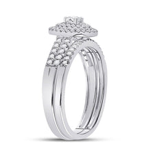 Load image into Gallery viewer, Eternal Brilliance | 10kt White Gold Round Diamond Bridal Wedding Ring Band Set 1/2 Cttw | Splendid Jewellery - Splendid Jewellery