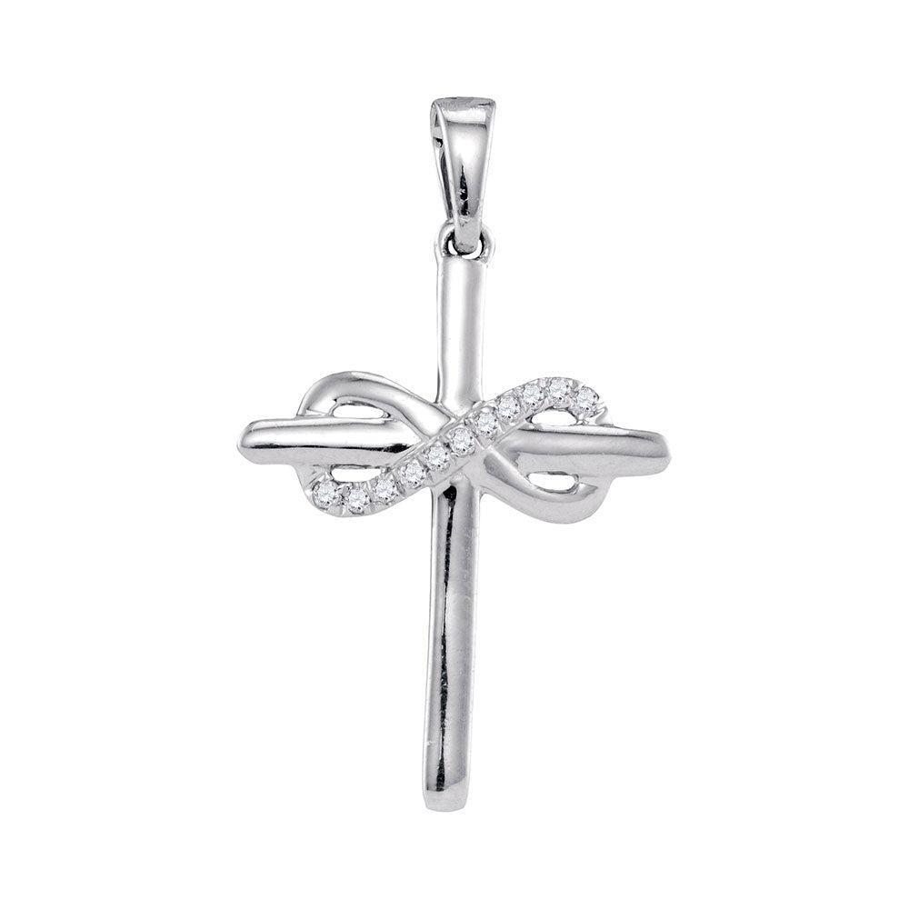 Eternal Grace Diamond Cross Pendant - Splendid Jewellery