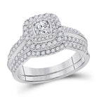 Eternal Love 1 Carat Diamond Wedding Ring Band Set - Splendid Jewellery
