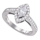 Eternal Love 1 Carat Marquise Diamond Solitaire Wedding Ring - Splendid Jewellery
