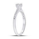 Eternal Love 10kt White Gold Round Diamond Solitaire Bridal Wedding Engagement Ring - Splendid Jewellery