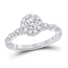 Eternal Love Diamond Halo Wedding Ring - Splendid Jewellery