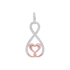 Eternal Love Diamond Heart & Infinity Pendant - Splendid Jewellery