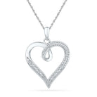 Eternal Love Diamond Heart Pendant - Splendid Jewellery