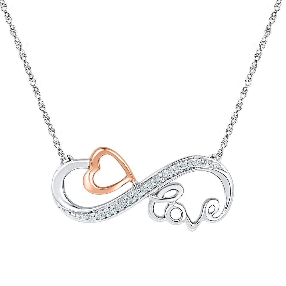 Eternal Love Diamond Heart Pendant Necklace - Splendid Jewellery