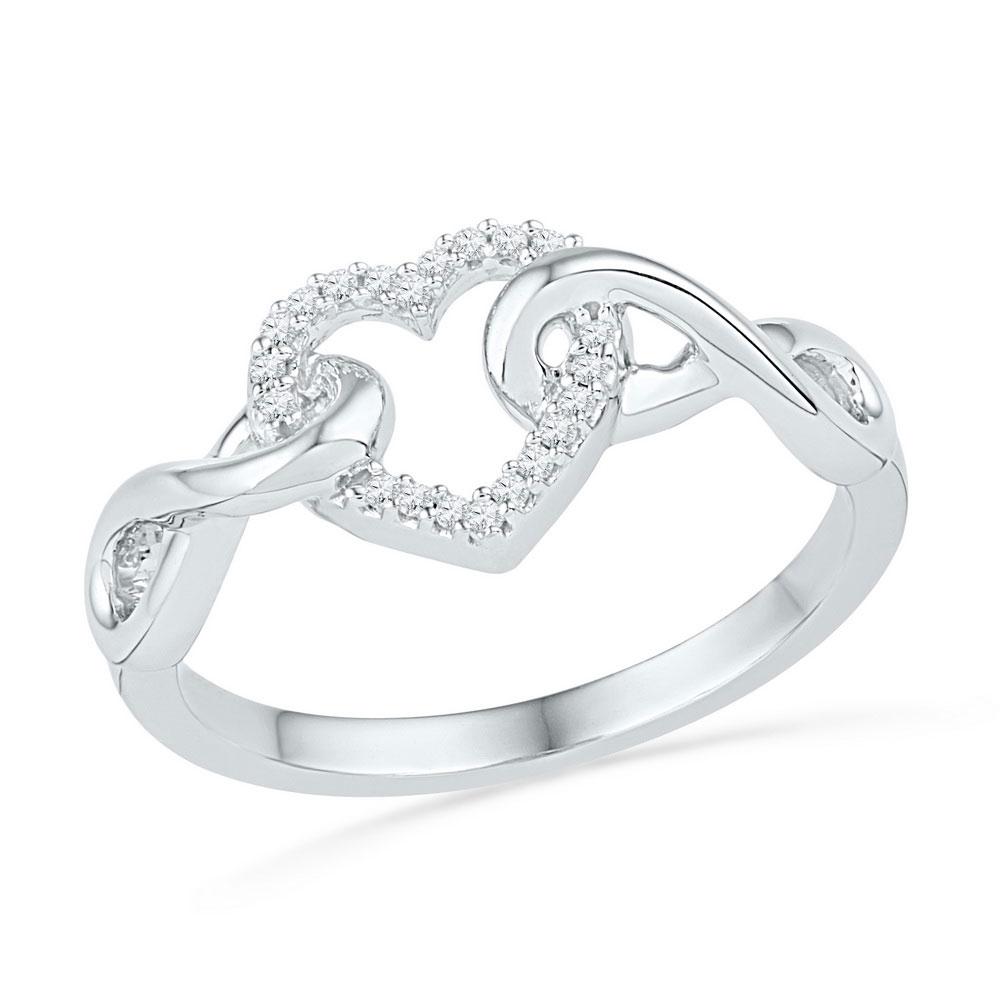 Eternal Love Diamond Heart Ring - Splendid Jewellery