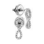 Eternal Love Diamond Infinity Earrings - Splendid Jewellery