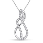 Eternal Love Diamond Infinity Pendant - Splendid Jewellery