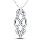 Eternal Love Diamond Infinity Pendant - Splendid Jewellery