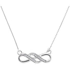 Eternal Love Diamond Infinity Pendant Necklace - Splendid Jewellery