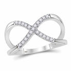 Eternal Love Diamond Infinity Ring - Splendid Jewellery