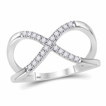 Load image into Gallery viewer, Eternal Love Diamond Infinity Ring - Splendid Jewellery