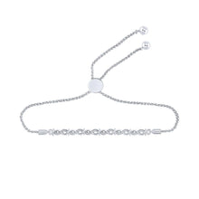 Load image into Gallery viewer, Eternal Love Sterling Silver Diamond Infinity Bolo Bracelet - Splendid Jewellery