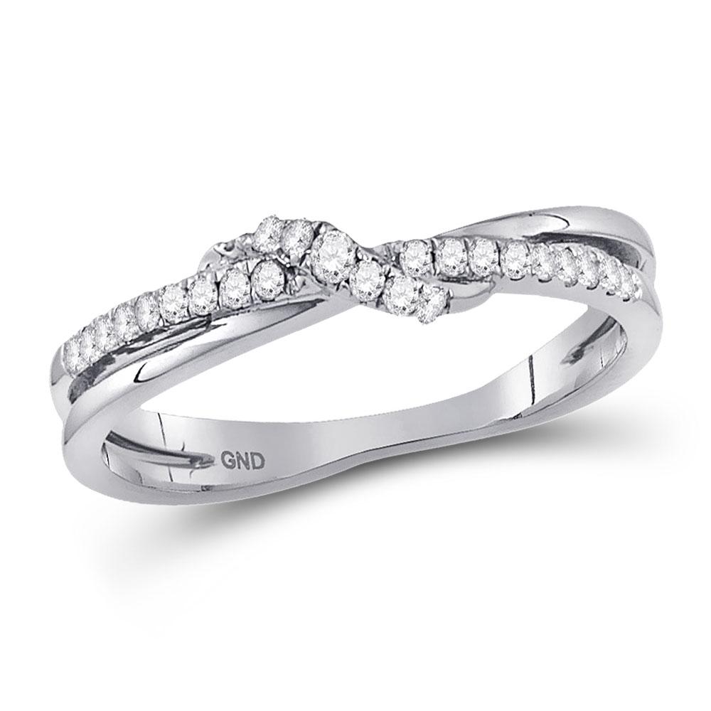 Ethereal Diamond Cascade Stackable Band - Splendid Jewellery