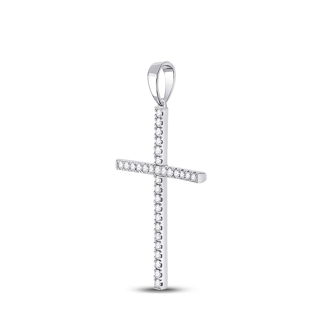 Exquisite Brilliance Diamond Cross Pendant - Splendid Jewellery
