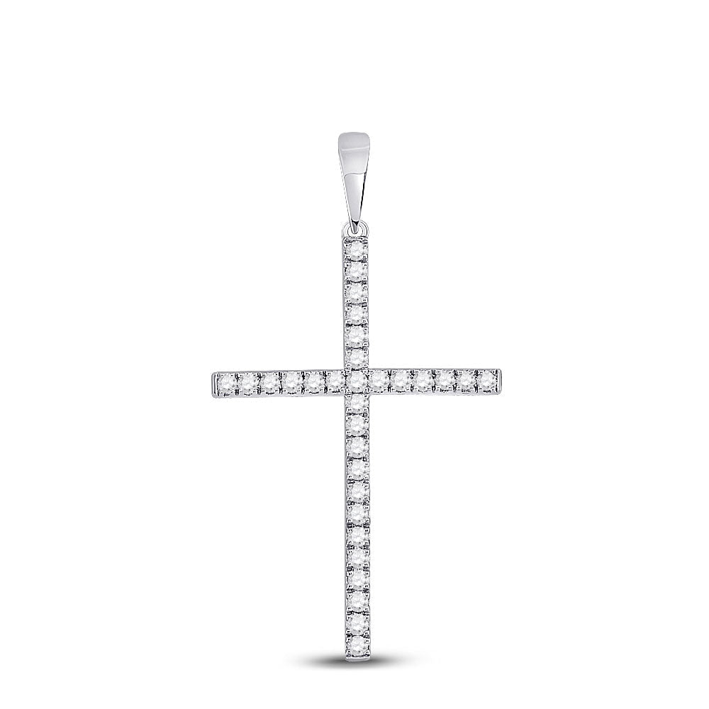 Exquisite Brilliance Diamond Cross Pendant - Splendid Jewellery