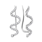 Exquisite Serpent Sparkle Earrings - Splendid Jewellery