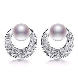 Fascinating Pearl Earring - Silver Jewellery for Women - Buy Now! - Splendid Jewellery