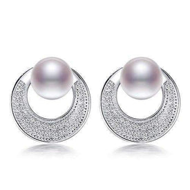 Fascinating Pearl Earring - Silver Jewellery for Women - Buy Now! - Splendid Jewellery