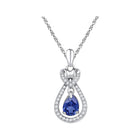Captivating Starry Night Sapphire Pendant  Top View from Splendid Jewellery
