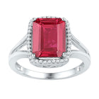 Radiant Ruby Majesty Ring Top View from Splendid Jewellery