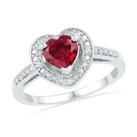 Captivating Heart of Elegance Ring Top View from Splendid Jewellery