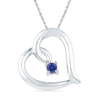 Enchanting Love's Sapphire Pendant  Top View from Splendid Jewellery