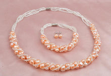 Load image into Gallery viewer, Genuine Freshwater Pearls Jewellery Set - Splendid Jewellery