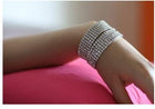 Geometric Crystal Bridal Jewelry Set Complete With Ring & Bracelet - Splendid Jewellery